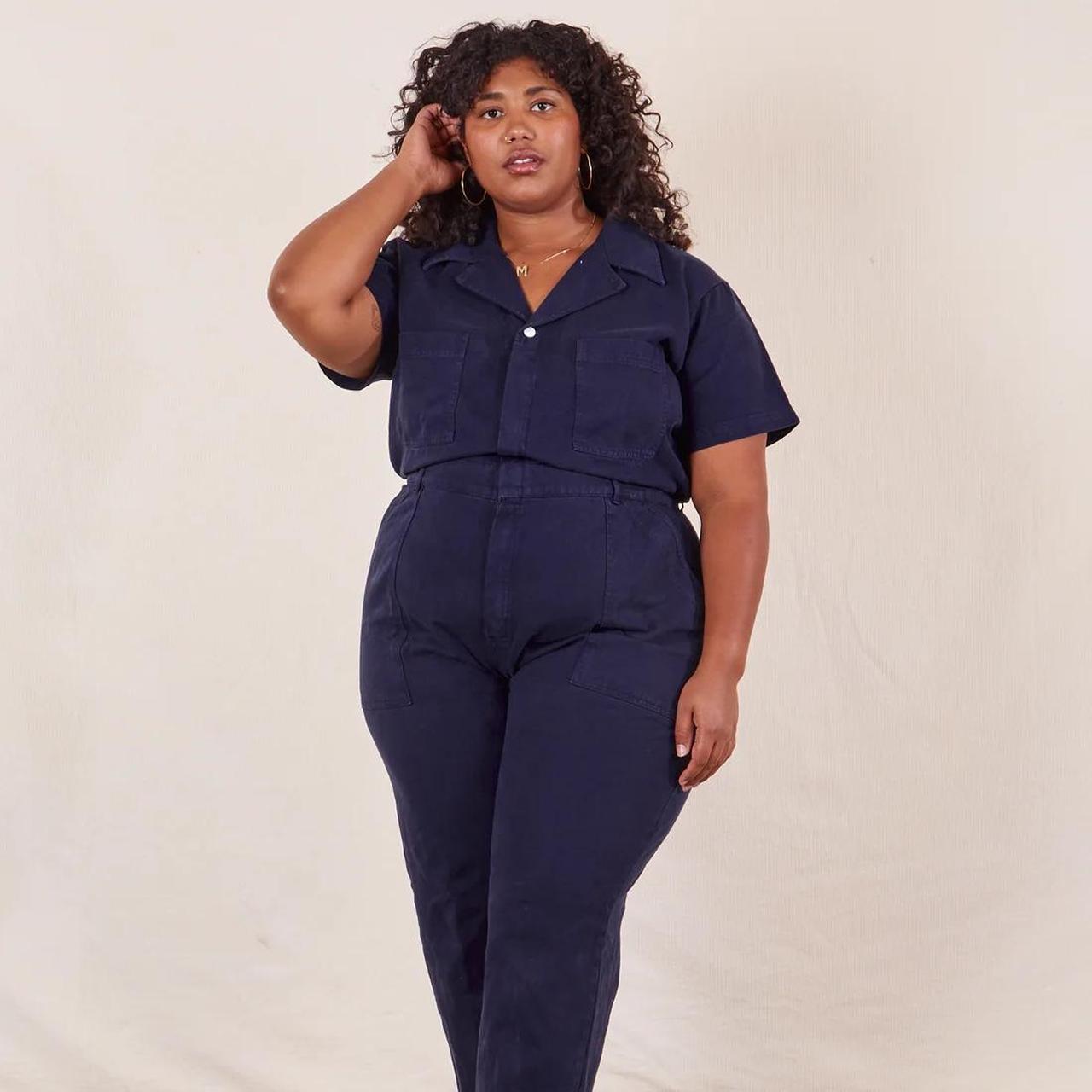 Big Bud Press Jumpsuit in Navy, it’s used but in... Depop
