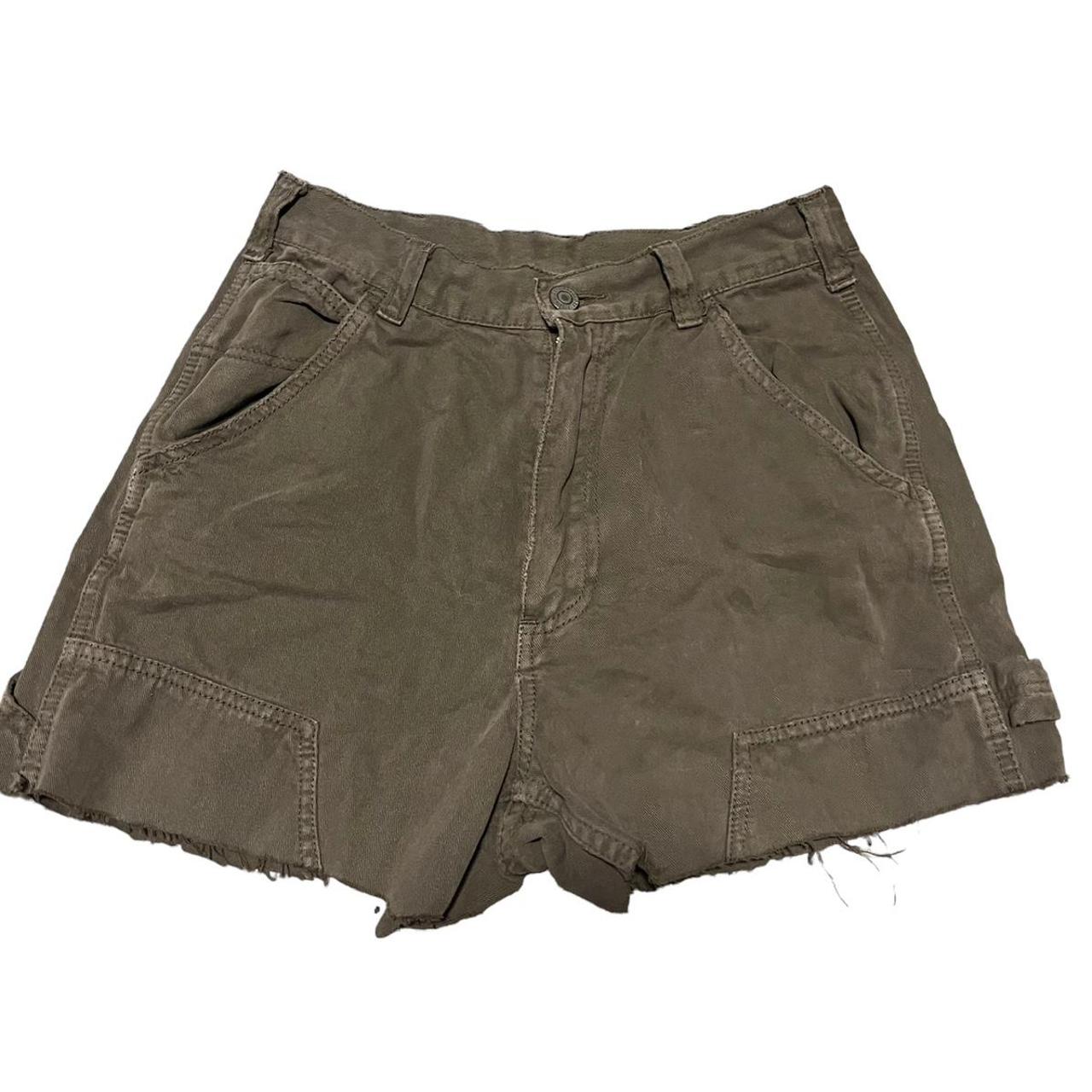 brandy melville shorts brandy cargos cut into... Depop