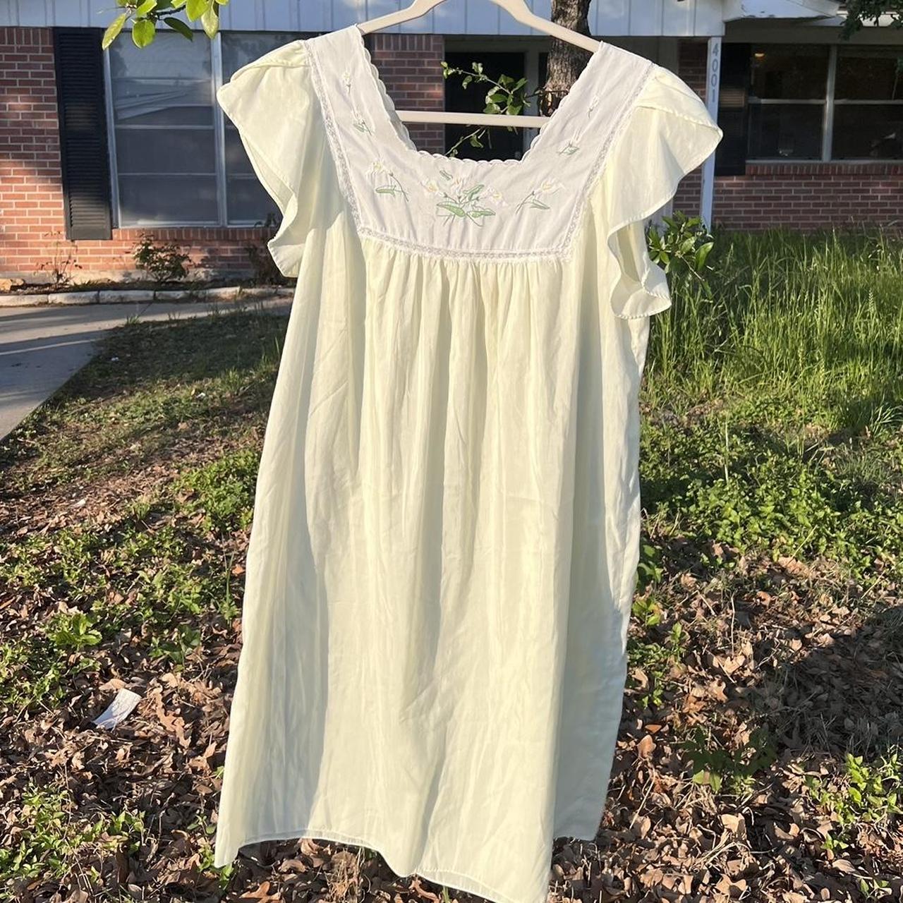 Women's Yellow and Cream Nightwear | Depop