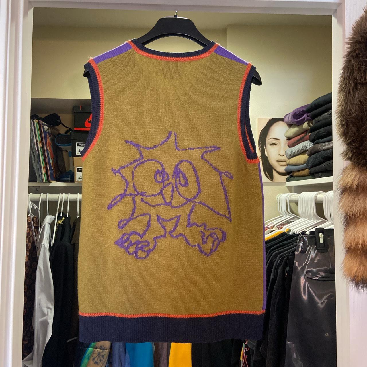 Heaven by Marc Jacob’s scribble knit multicolor... Depop