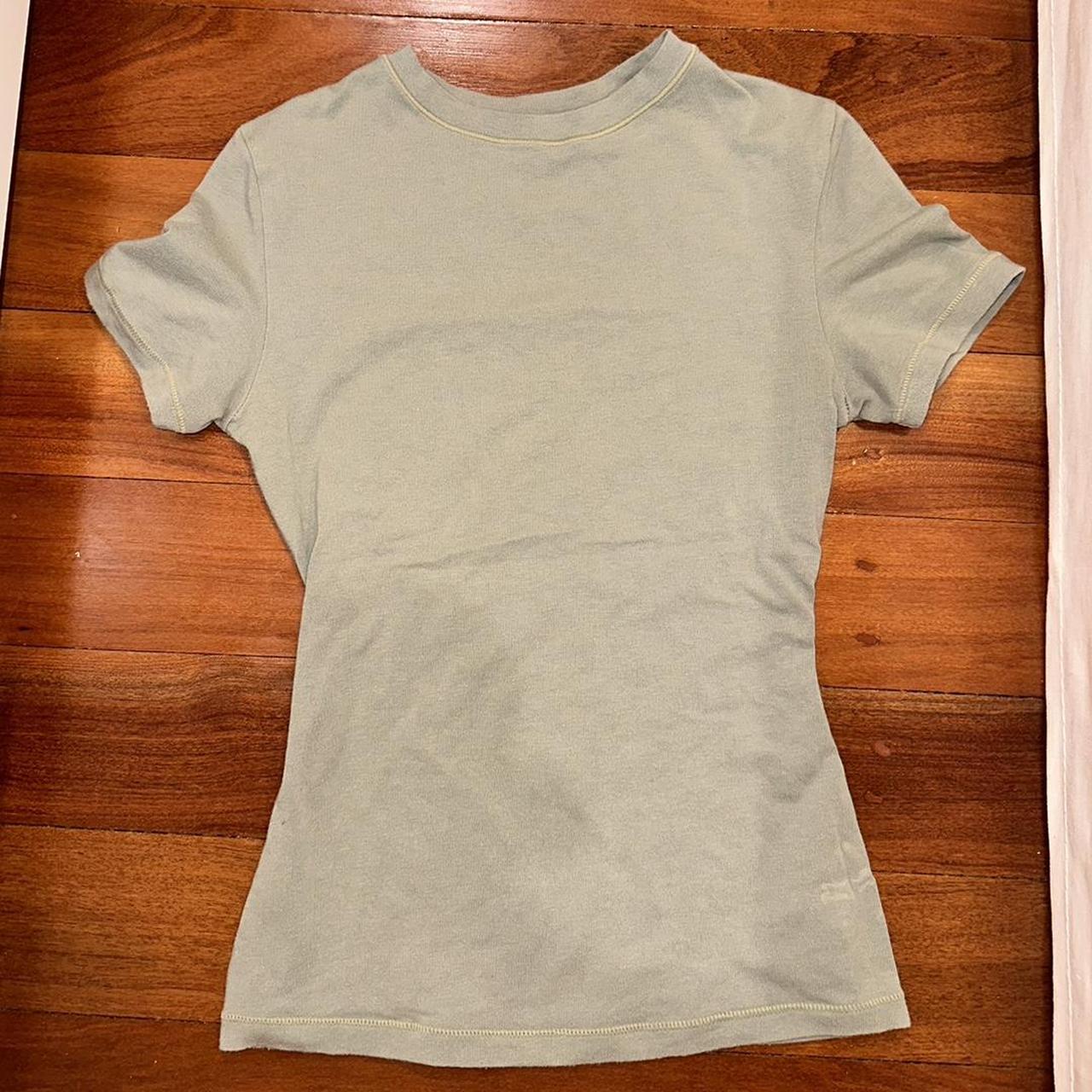 Skims cotton jersey t shirt in mineral xs #skims... - Depop