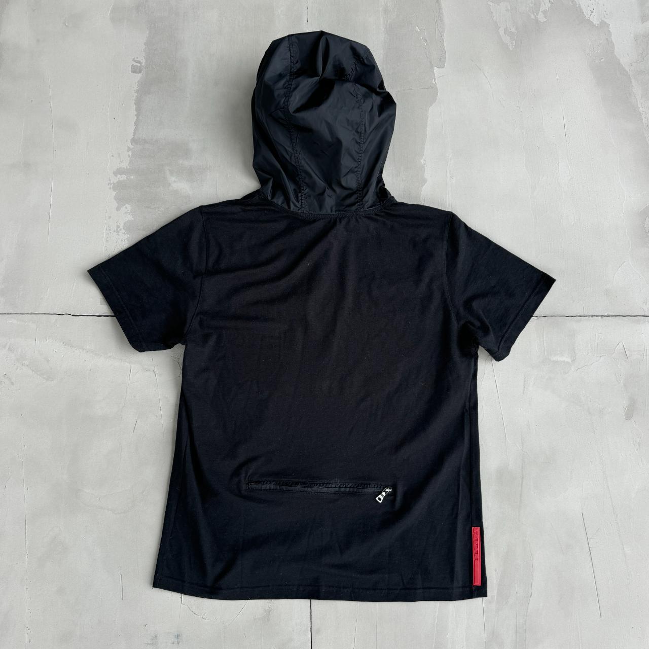 Prada Sport 2000's Hooded Nylon Top. Featuring back | Depop