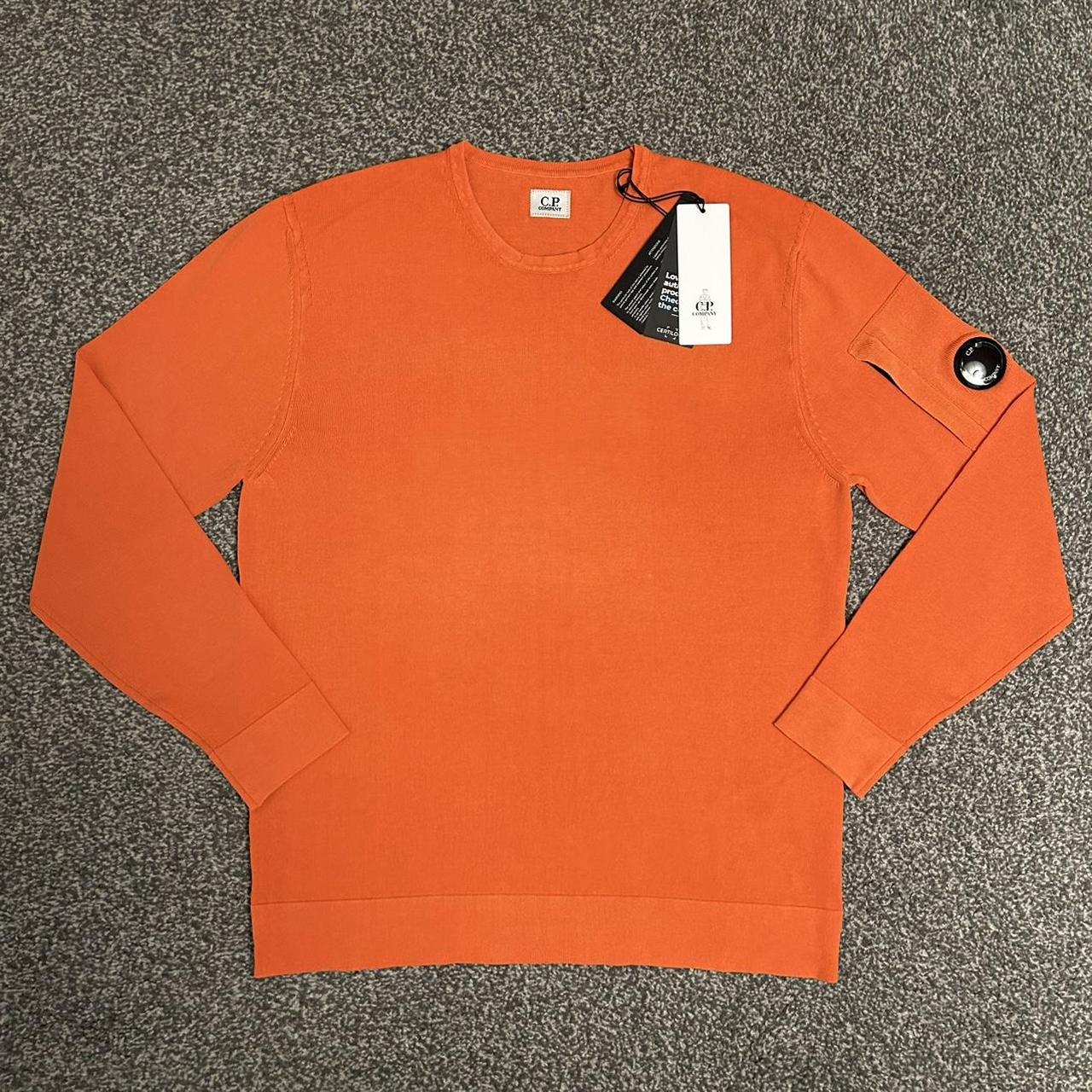 C.P. Company cotton sweatshirt men's orange color