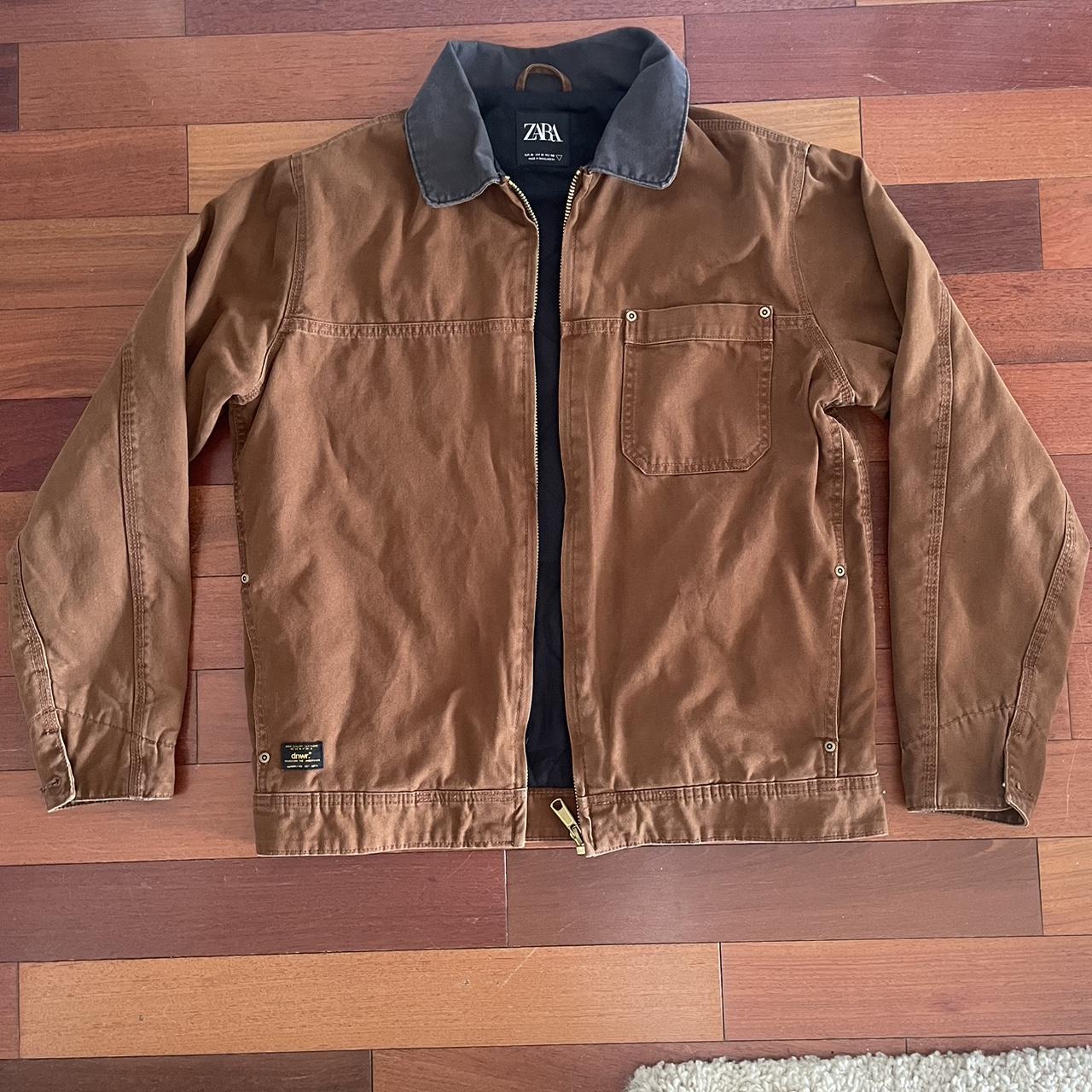 Zara Men's Brown Jacket | Depop