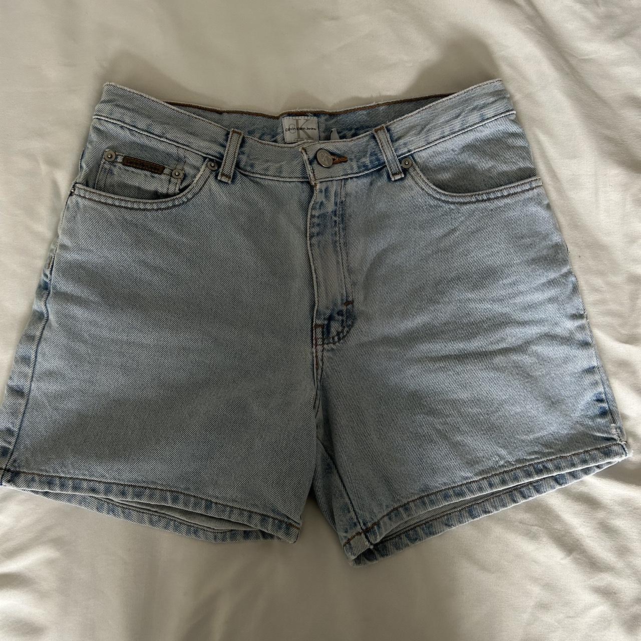 Calvin Klein Women's Blue Shorts | Depop