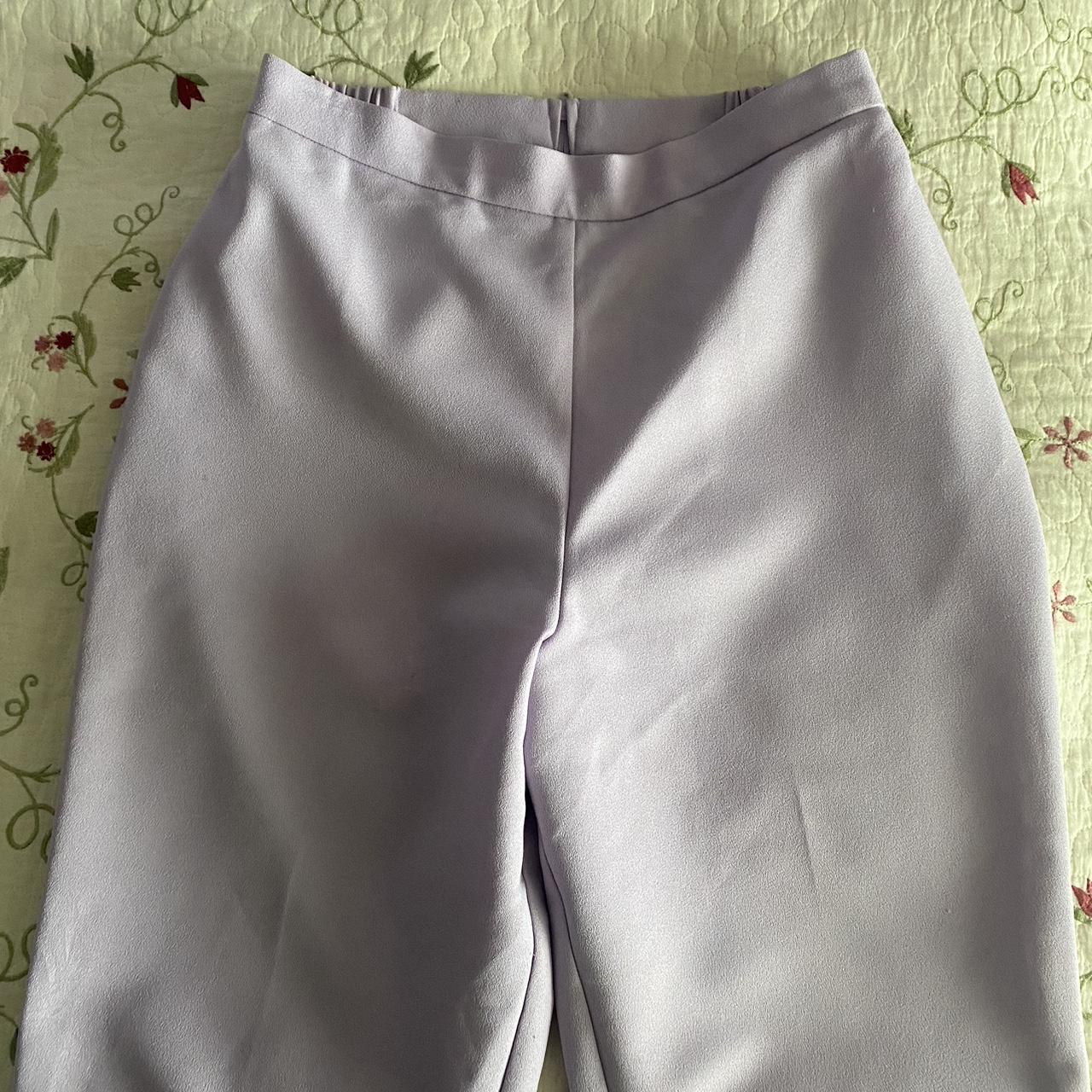 Cutest lavender slacks/pants can be for a office or... - Depop