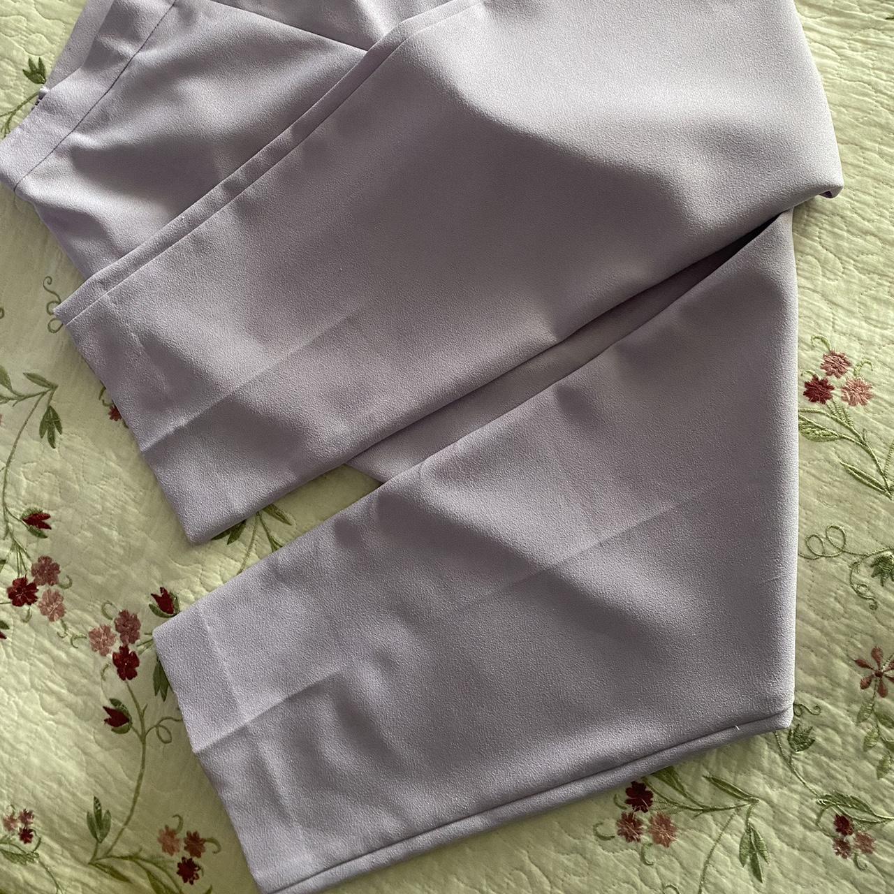 Cutest lavender slacks/pants can be for a office or... - Depop