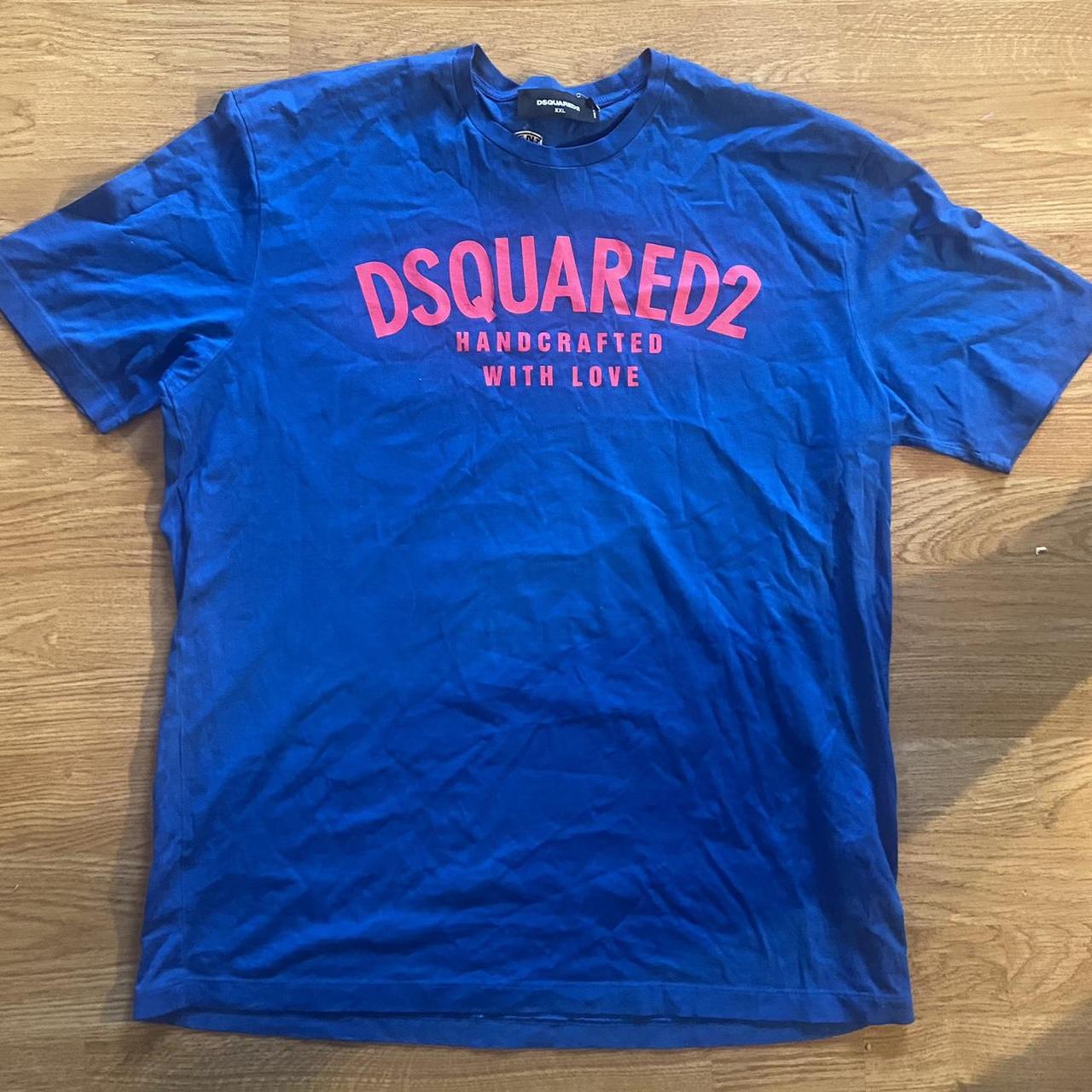 Men's Dsquared T-shirt 'Handcrafted With Love' size | Depop