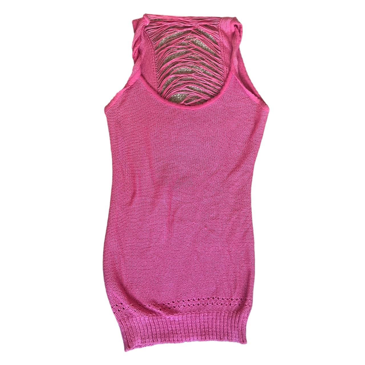 Pink Jane Norman knitted ultra mini dress. Great for... - Depop
