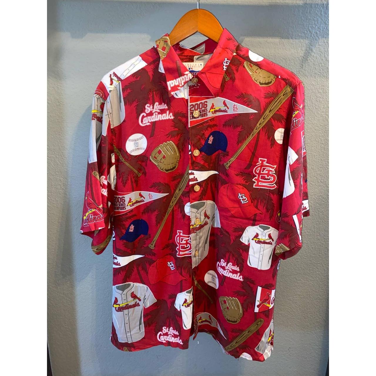 St. Louis Cardinals World Series Reyn Spooner Hawaiian Shirt Size Medium