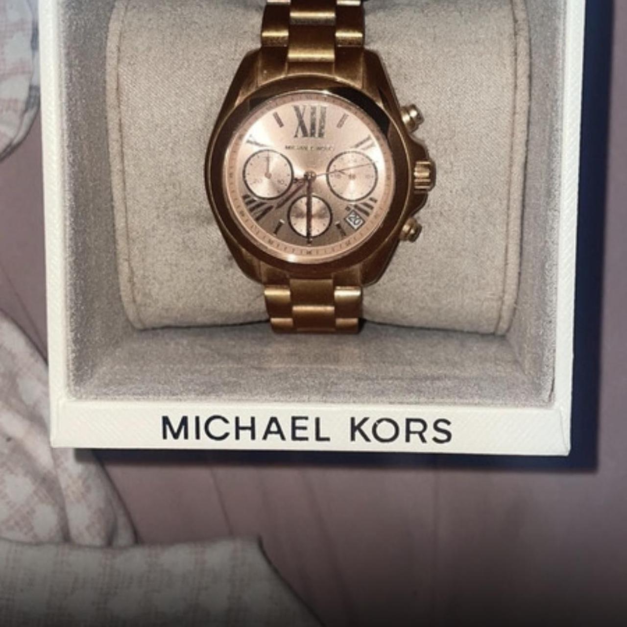 MICHAEL KORS MK5799 BRADSHAW MINI ROSE GOLD. Depop