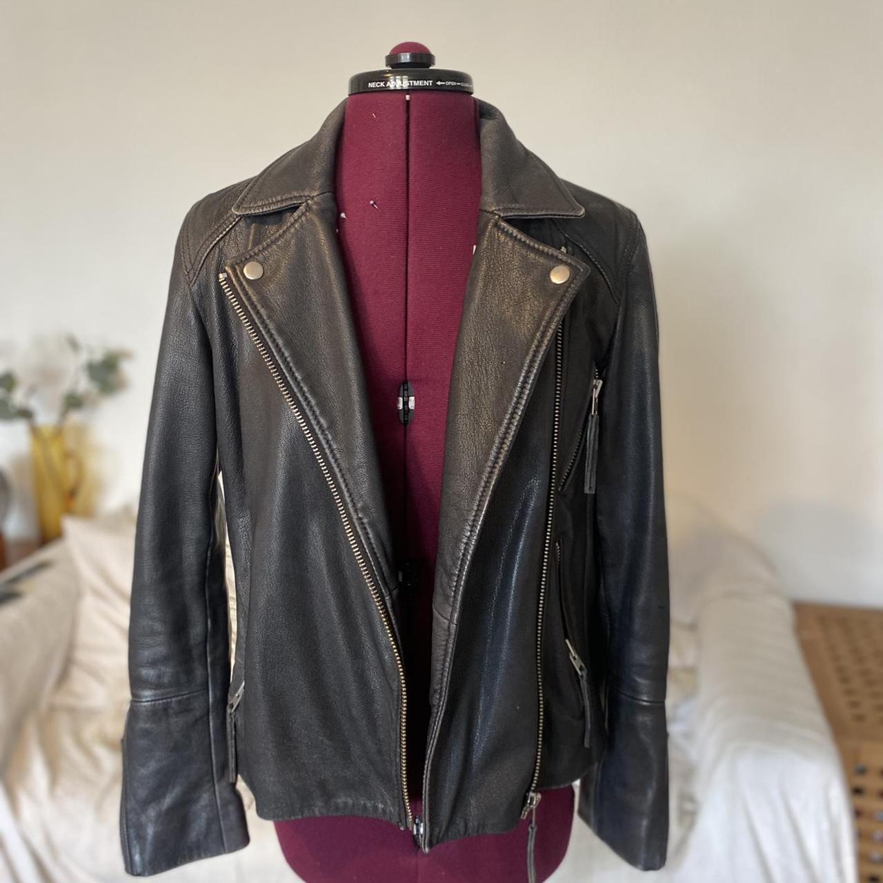 BOUTIQUE LEATHER JACKET GENUINE LEATHER... Depop
