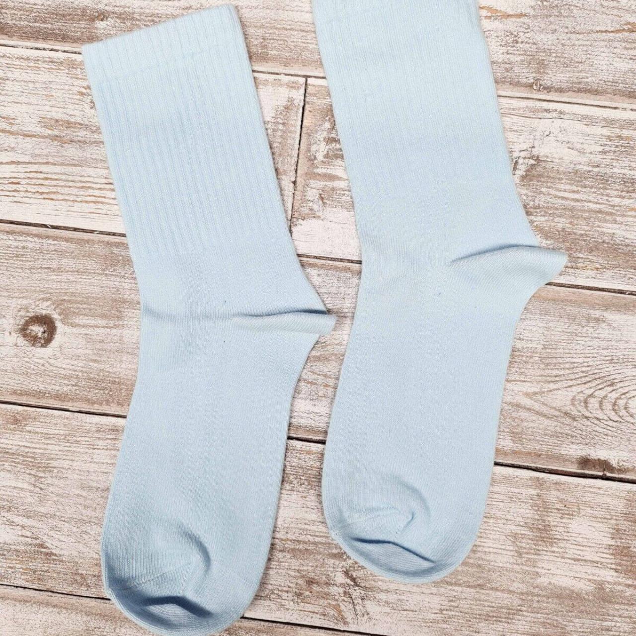 Anthropologie Light Blue Socks. ( N - 977 ) Brand... - Depop