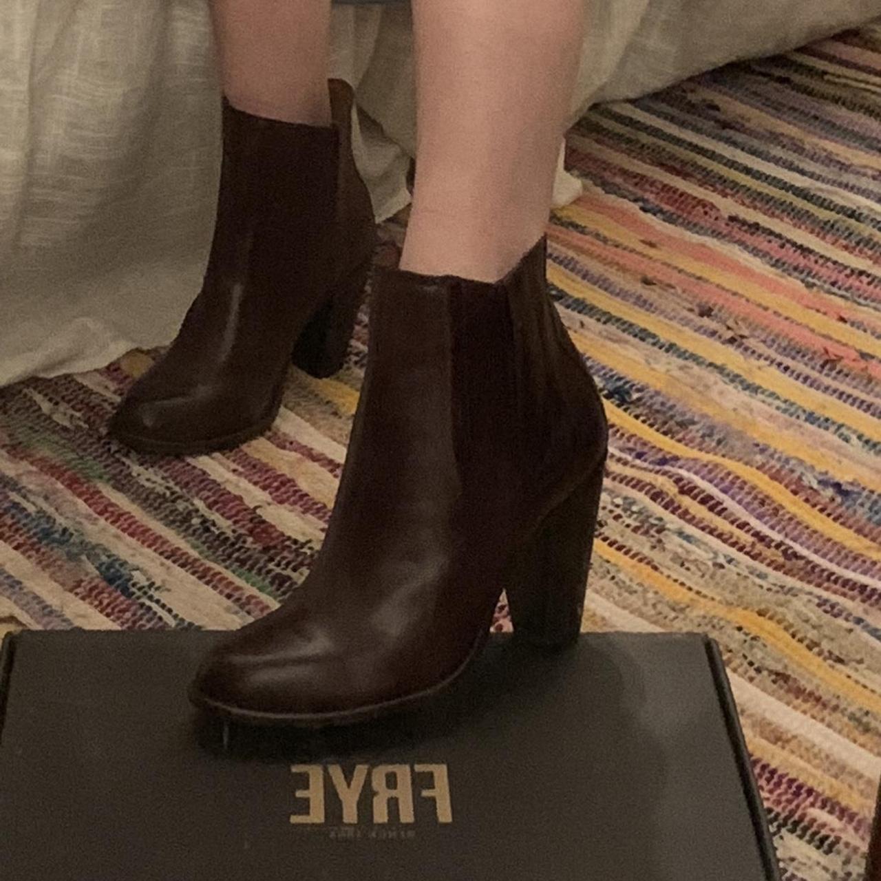 Gorgeous Frye Jenny Jet Chelsea Booties. Worn a