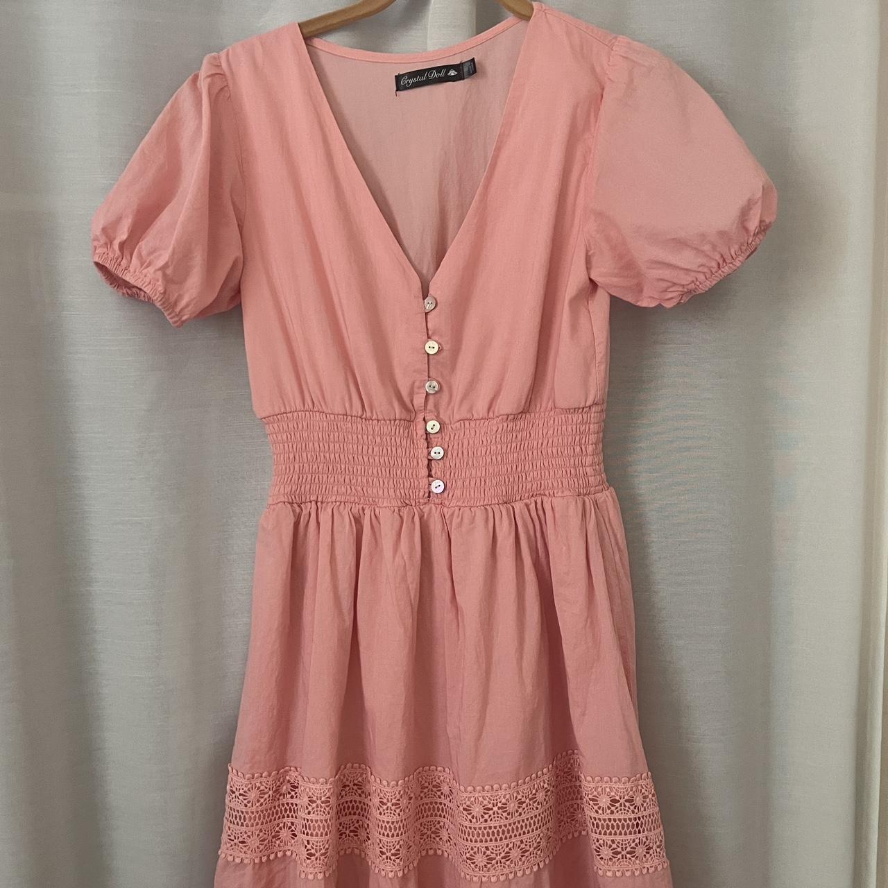 Crystal Doll Women's Pink Dress (3)