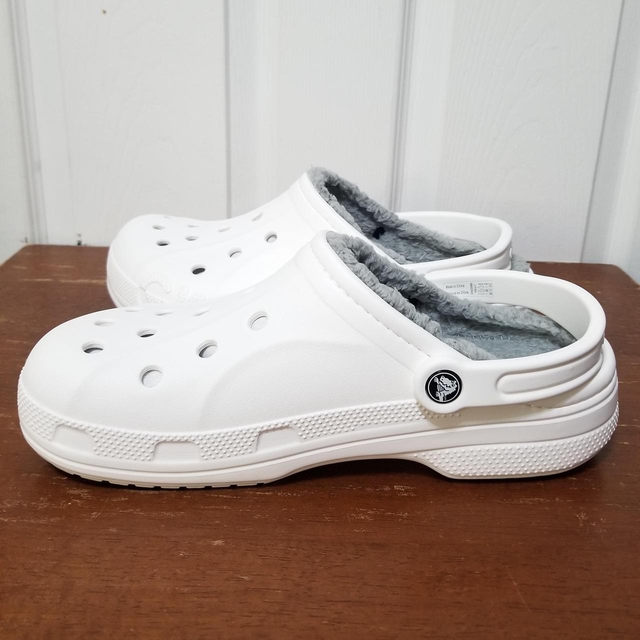 Mens white clearance crocs size 1