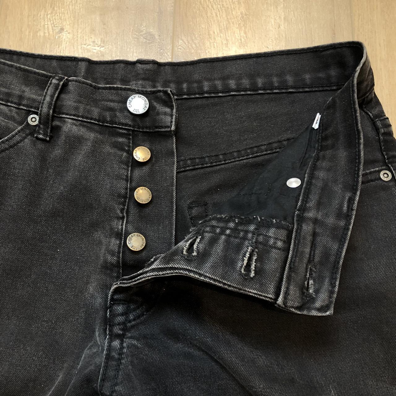 Cheap Monday Men's Black Jeans (3)