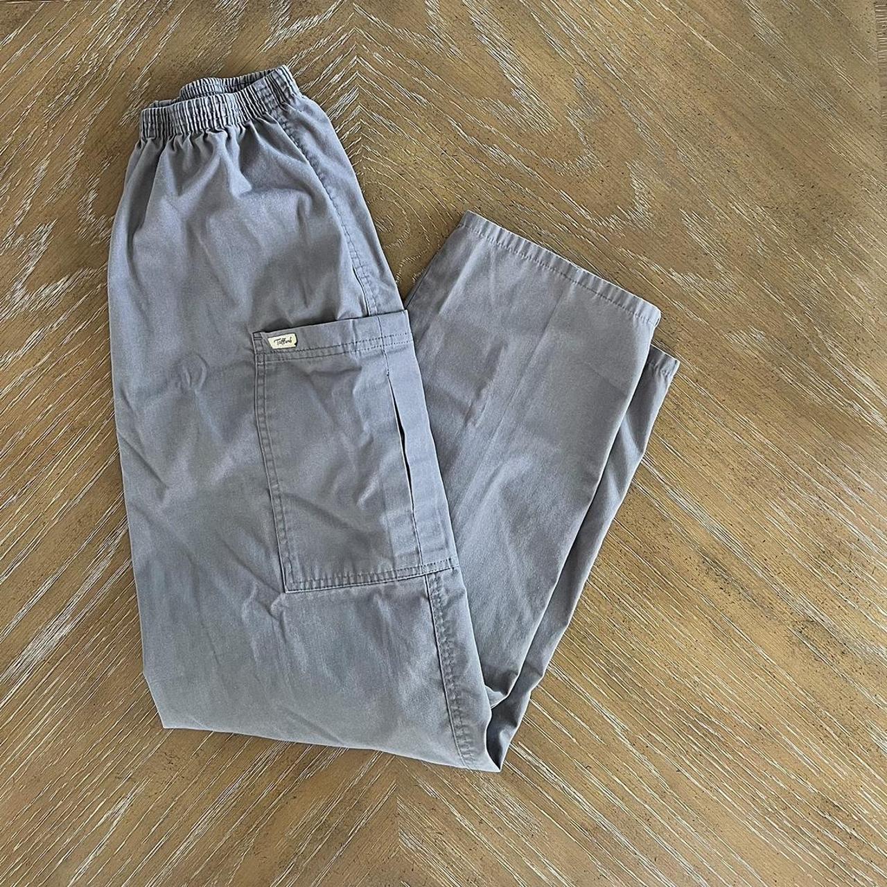 Vintage Grey Parachute Cargo Pants