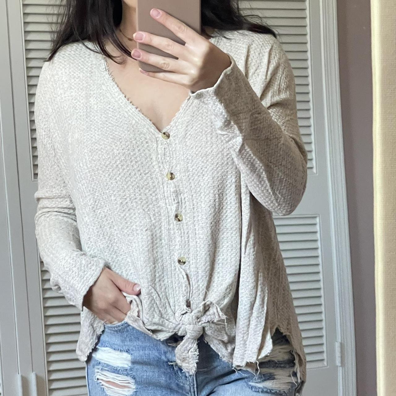 Urban outfitters waffle sales knit sweater