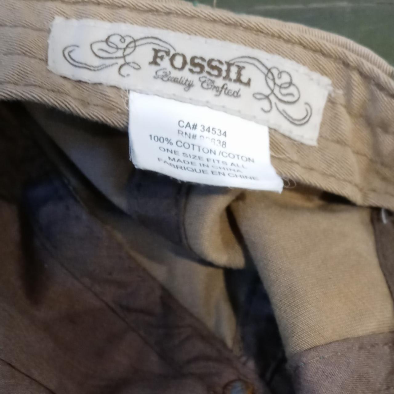 Fossil Men's Tan and Green Hat (3)