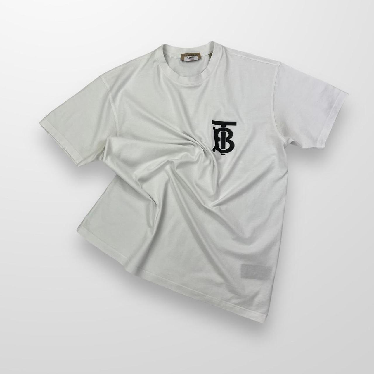 BURBERRY バーバリー EMERSON TB Logo ロゴ T-Shirt Tシャツ Burberry Emerson TB Logo T-Shirt In White Ladies | Depop