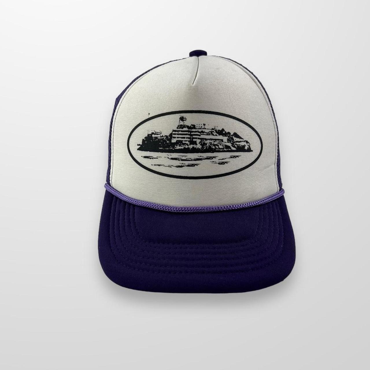 帽子 Corteiz ALCATRAZ PUFF PRINT TRUCKER HAT Corteiz Alcatraz Premium Puff Print Trucker Hat Black - SS23