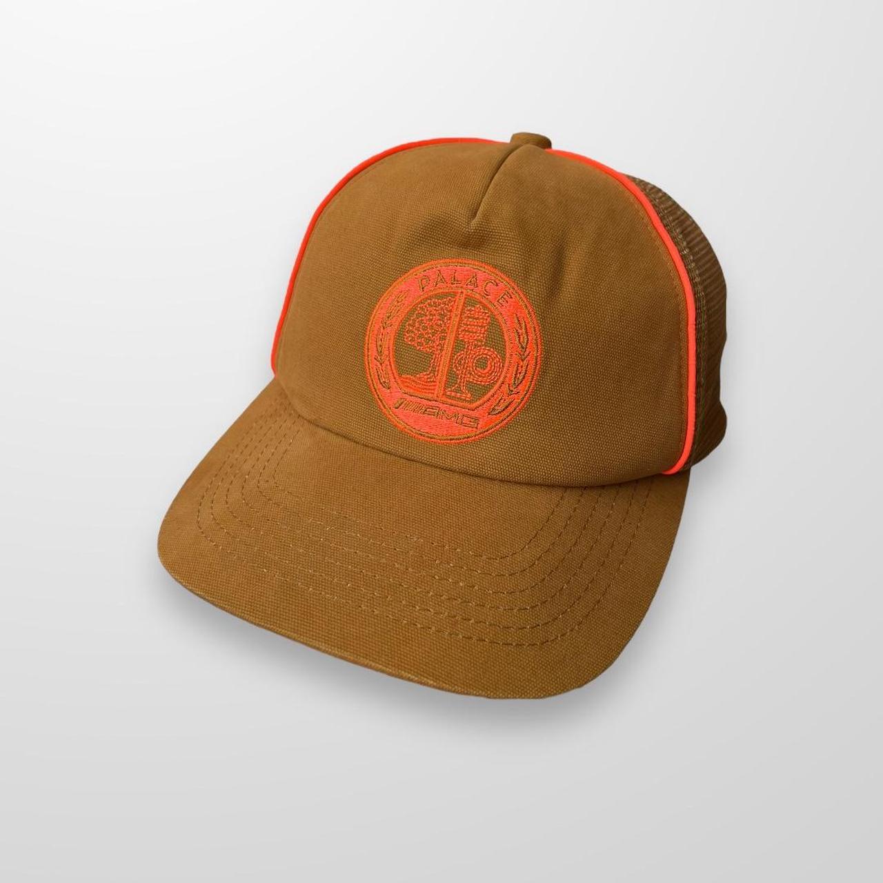 Palace AMG 2.0 Mesh Trucker In Caramel One Size... - Depop