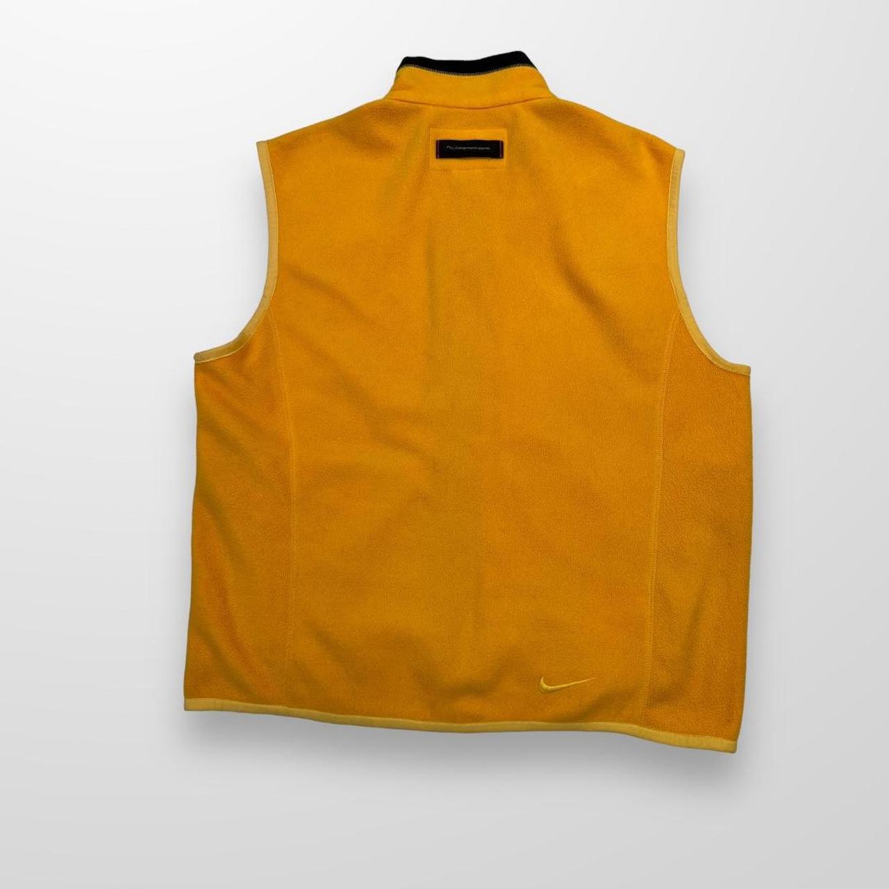Nike ACG Fleece Gilet Vest In Yellow & Black Mens | Depop