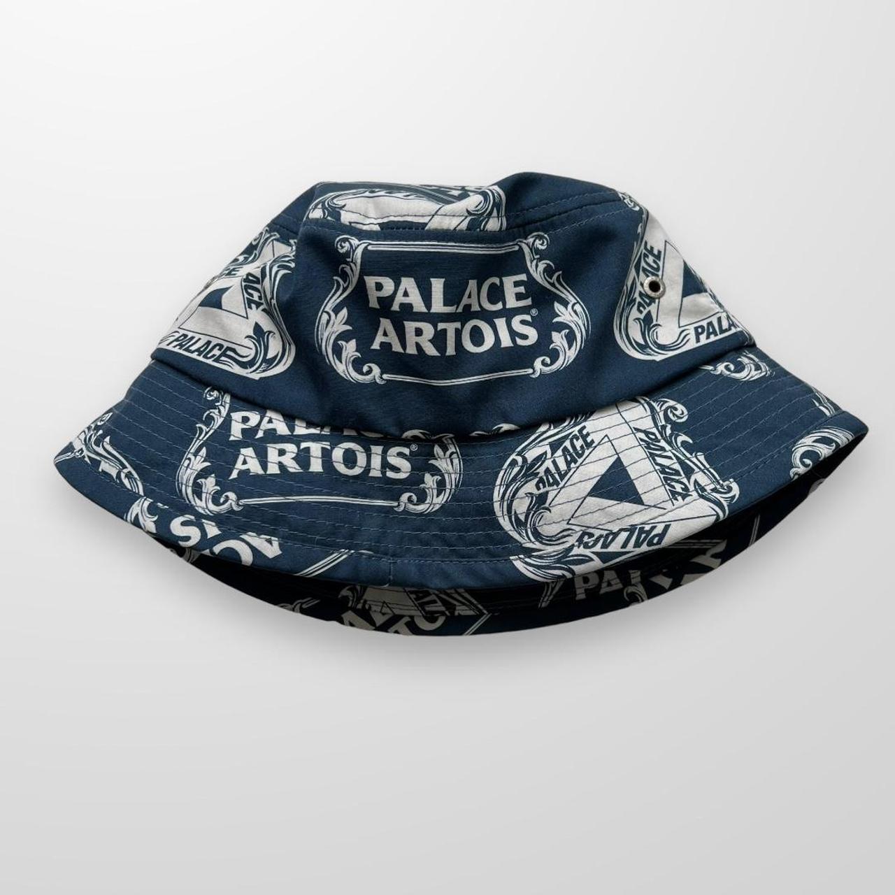 Palace Stella Artois Bucket Hat In Navy & White One... - Depop