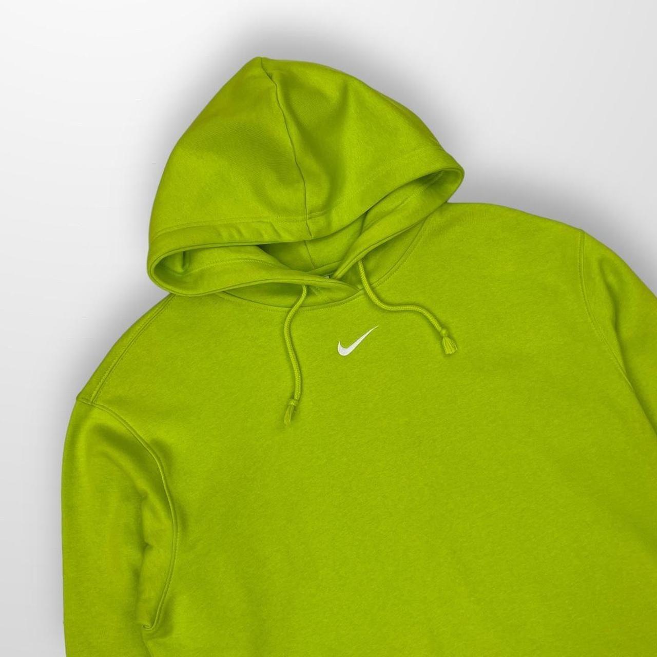 Lime green nike hoodie womens on sale