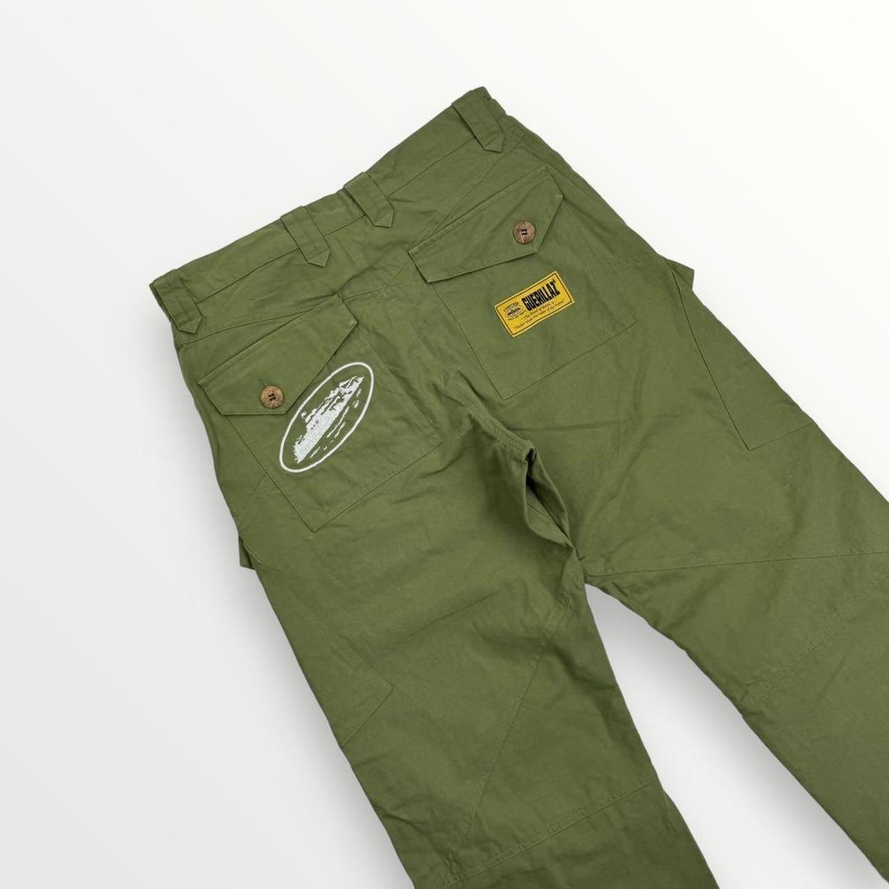 Corteiz Storm Cargo Pants / Trousers In Khaki Mens | Depop