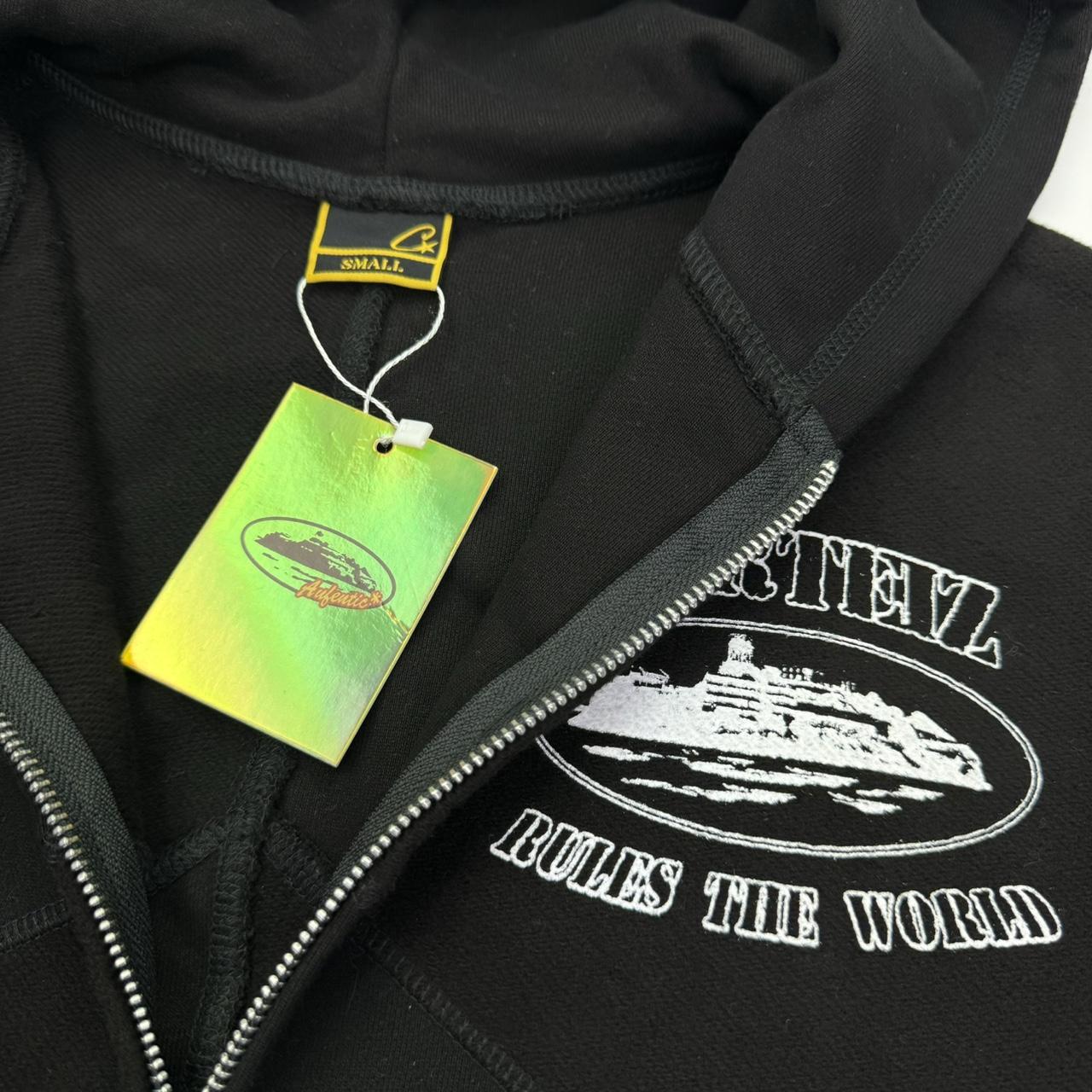 Corteiz Superior V2 Zip-Up Hoodie In Black Mens | Depop Corteiz Superior V2 Zip-Up Hoodie In Black Mens | Depop
