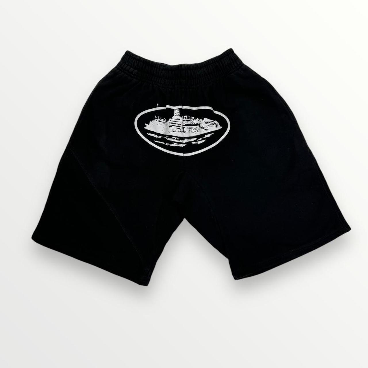 Corteiz スウェットショーツ Corteiz OG Alcatraz Shorts In Black & White Mens | Depop
