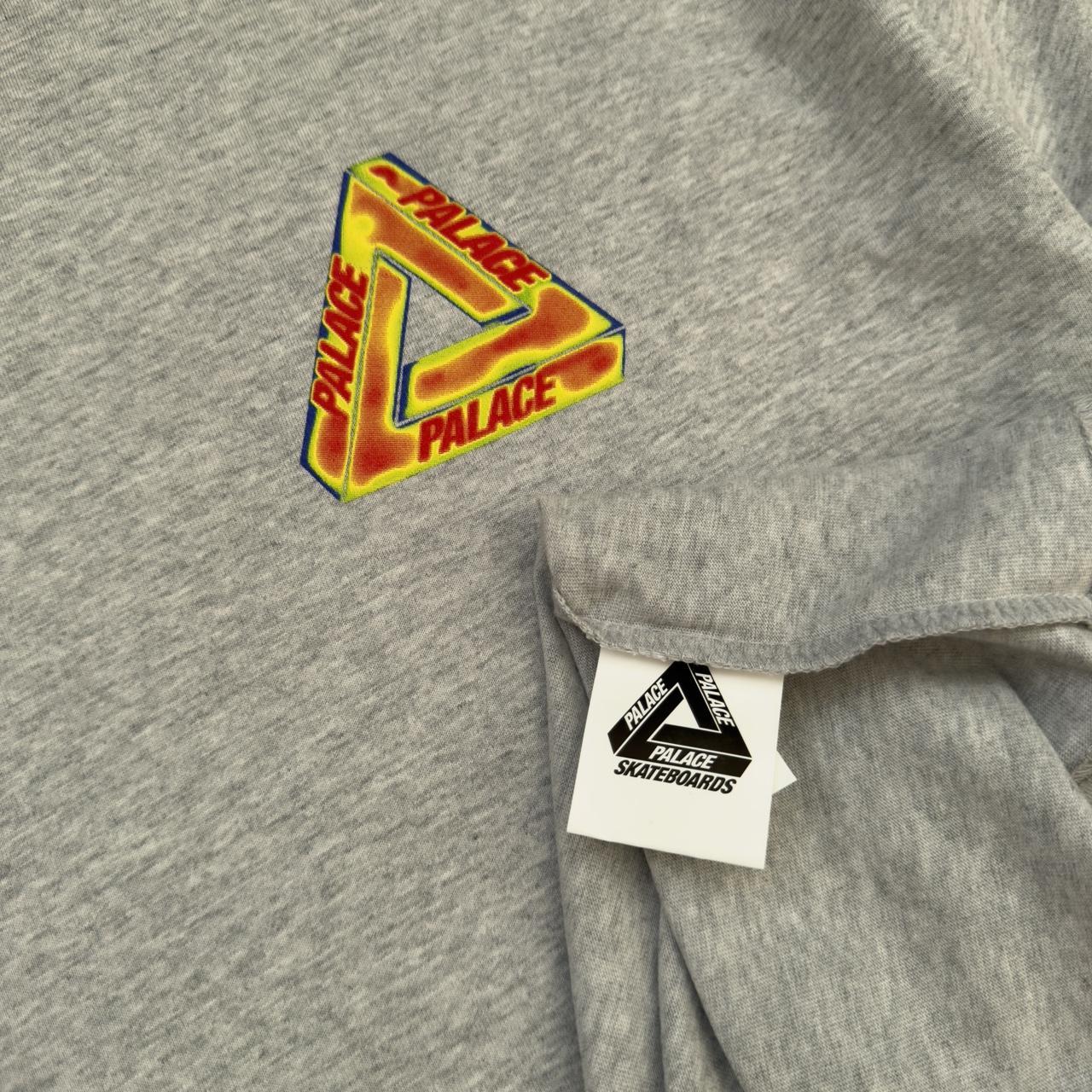 Palace Heat Sensi T-Shirt In Grey Marl Mens Size | Depop