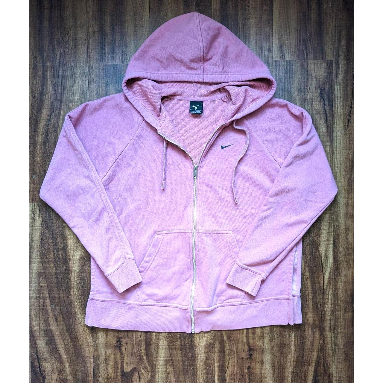 Nike Women's Pink Hoodie Depop