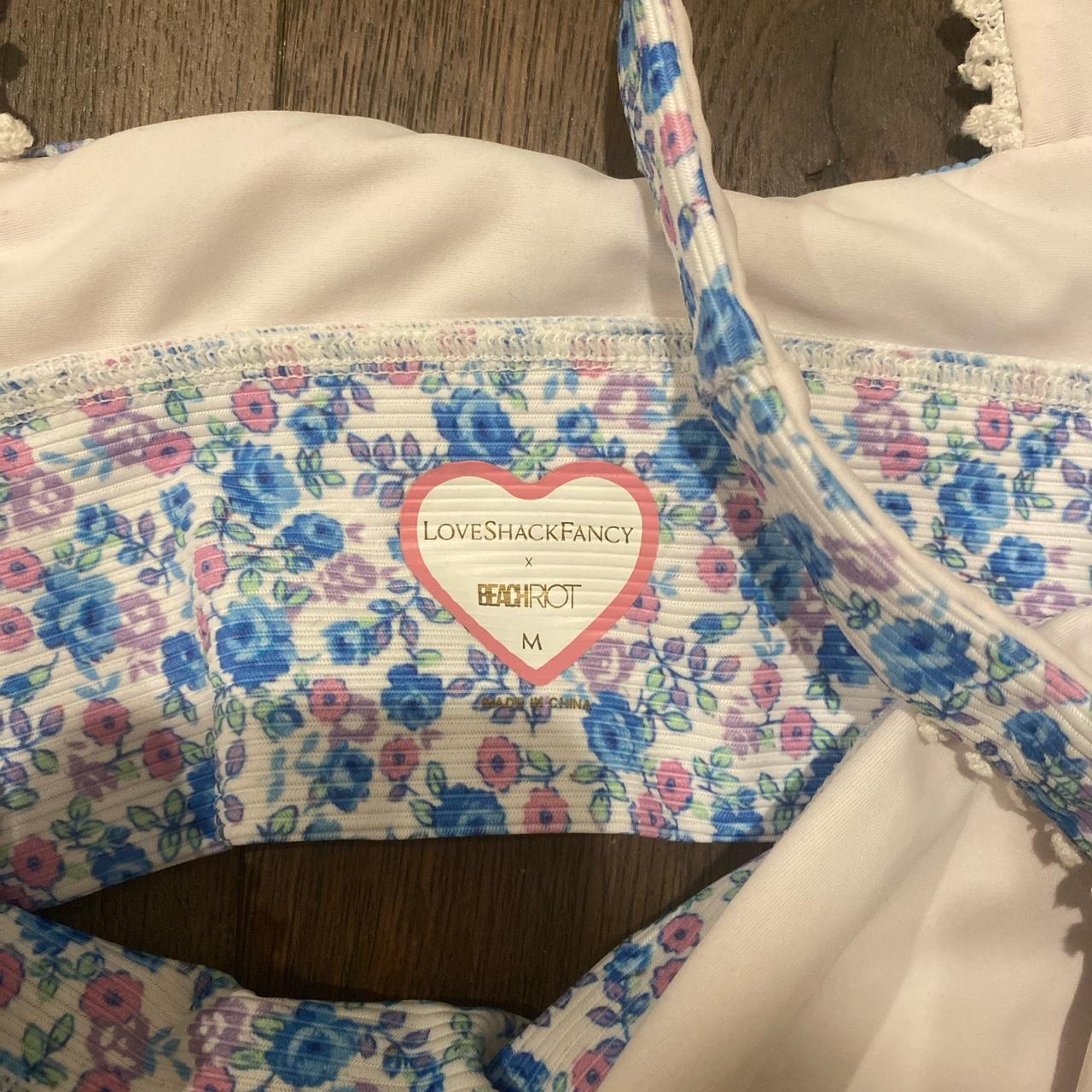 love shack fancy + beach riot top size medium but... Depop