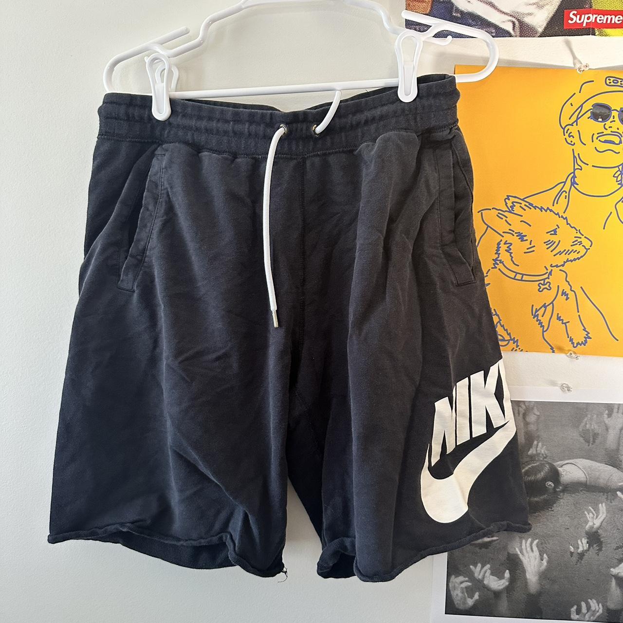 mens black nike jersey shorts
