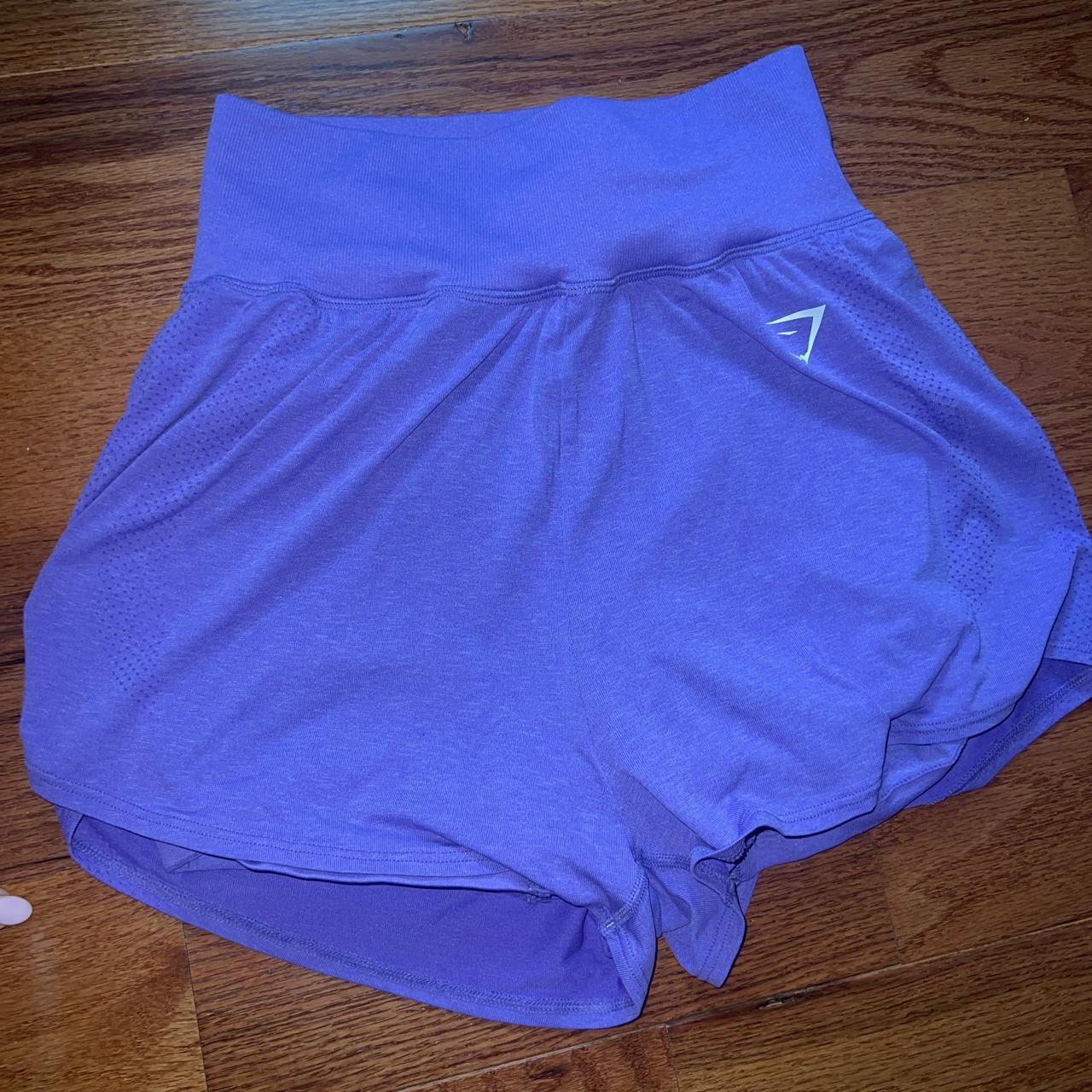 Gymshark Womens Purple Shorts Depop 0159