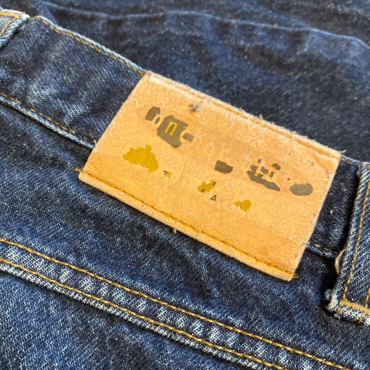 Anchor Blue Men's Navy and Blue Jeans Depop