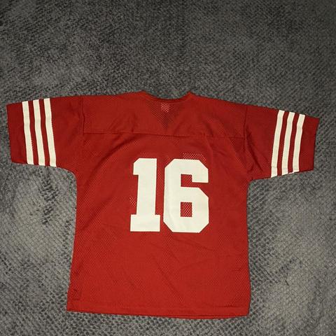 Joe Montana Jersey Vintage Jersey SF 49ers NFL - Depop