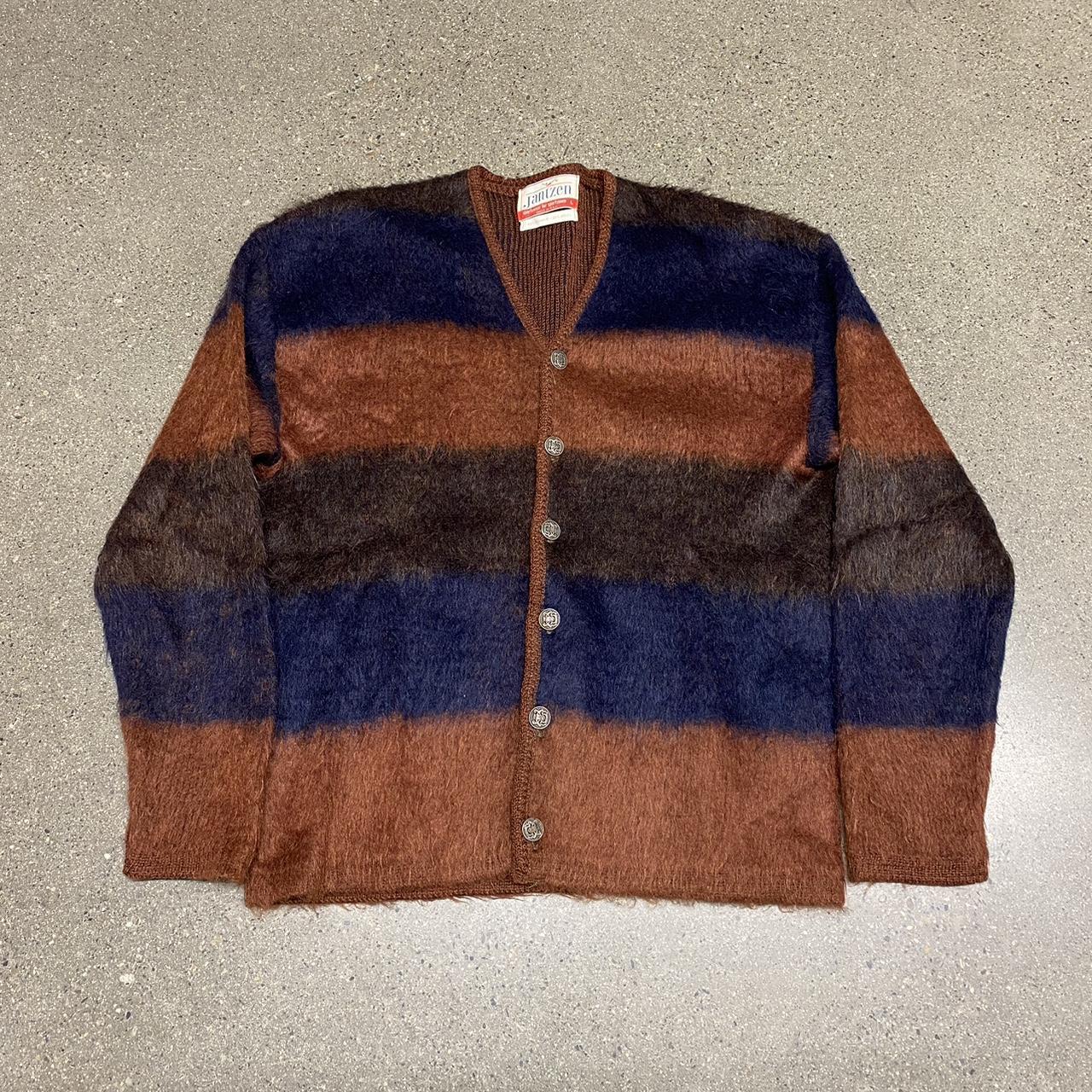 Vintage Jantzen Mohair Cardigan Sweater... - Depop