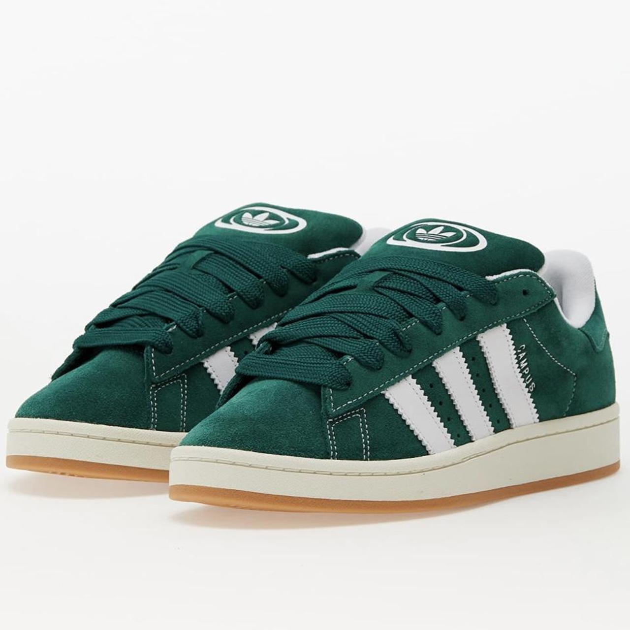 Adidas Campus 00 Dark Green Cloud White ★ Size 7... - Depop