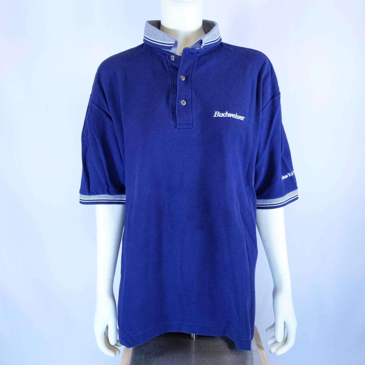 Los Angeles Dodgers Polo Shirt! The BUDWEISER - Depop