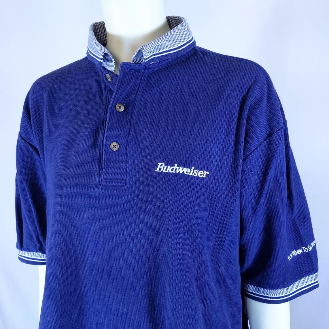 Los Angeles Dodgers Polo Shirt! The BUDWEISER - Depop