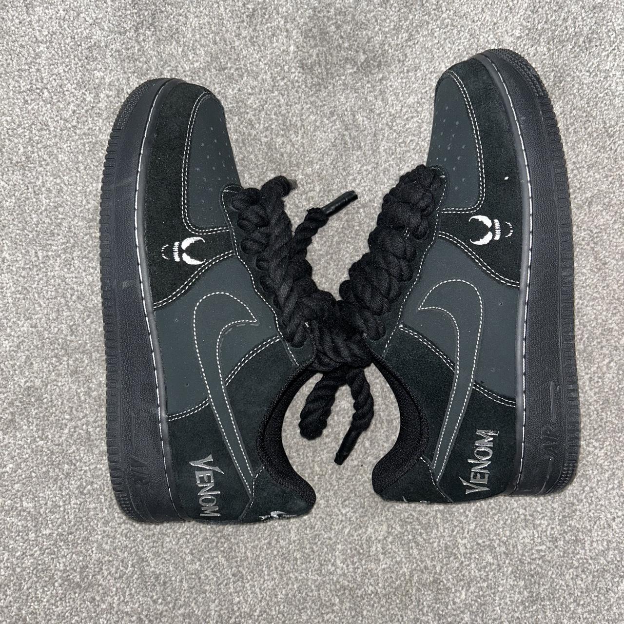 suede black air forces