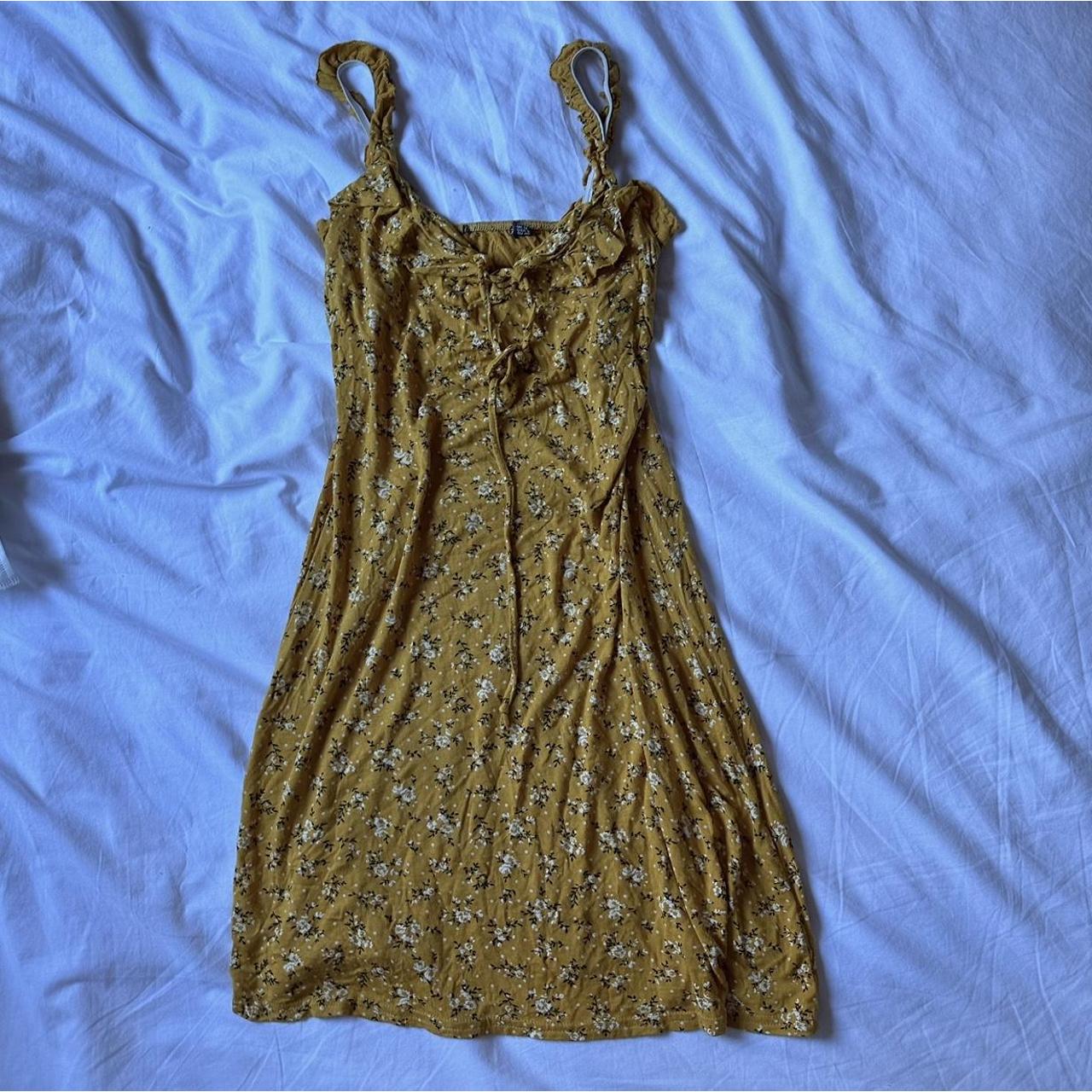 yellow dress, size 12 🤍 offers... Depop