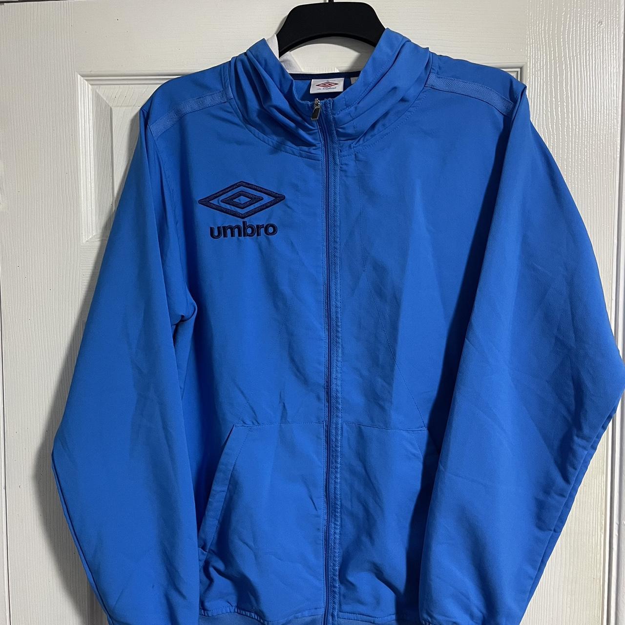 Umbro Blue England Windbreaker Large In amazing... - Depop