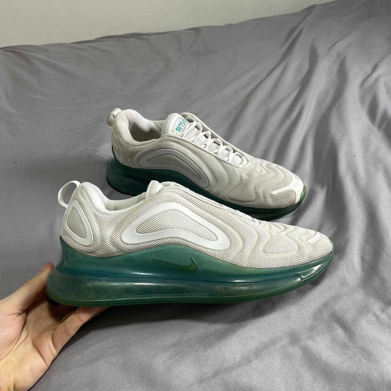 Nike 720 white and green best sale