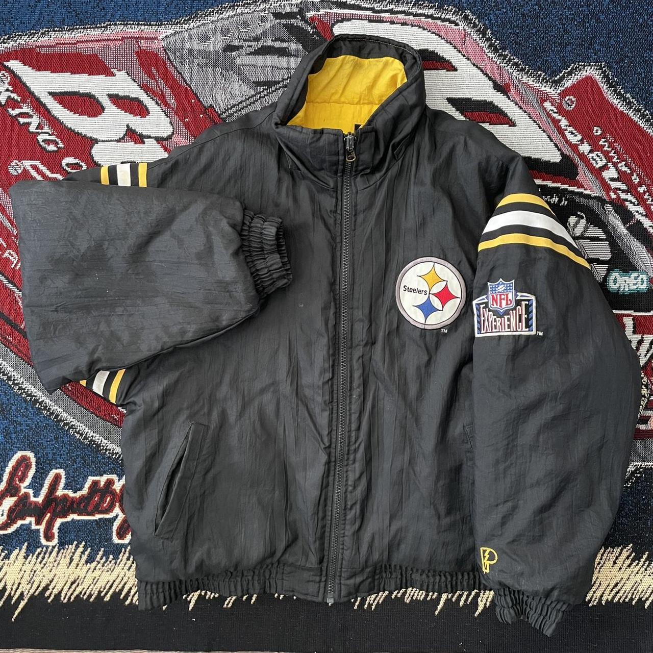 Vintage Pittsburgh Steelers Pro Player Jacket - Depop