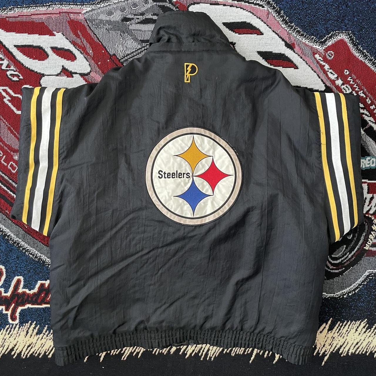 Vintage Pittsburgh Steelers Pro Player Jacket - Depop